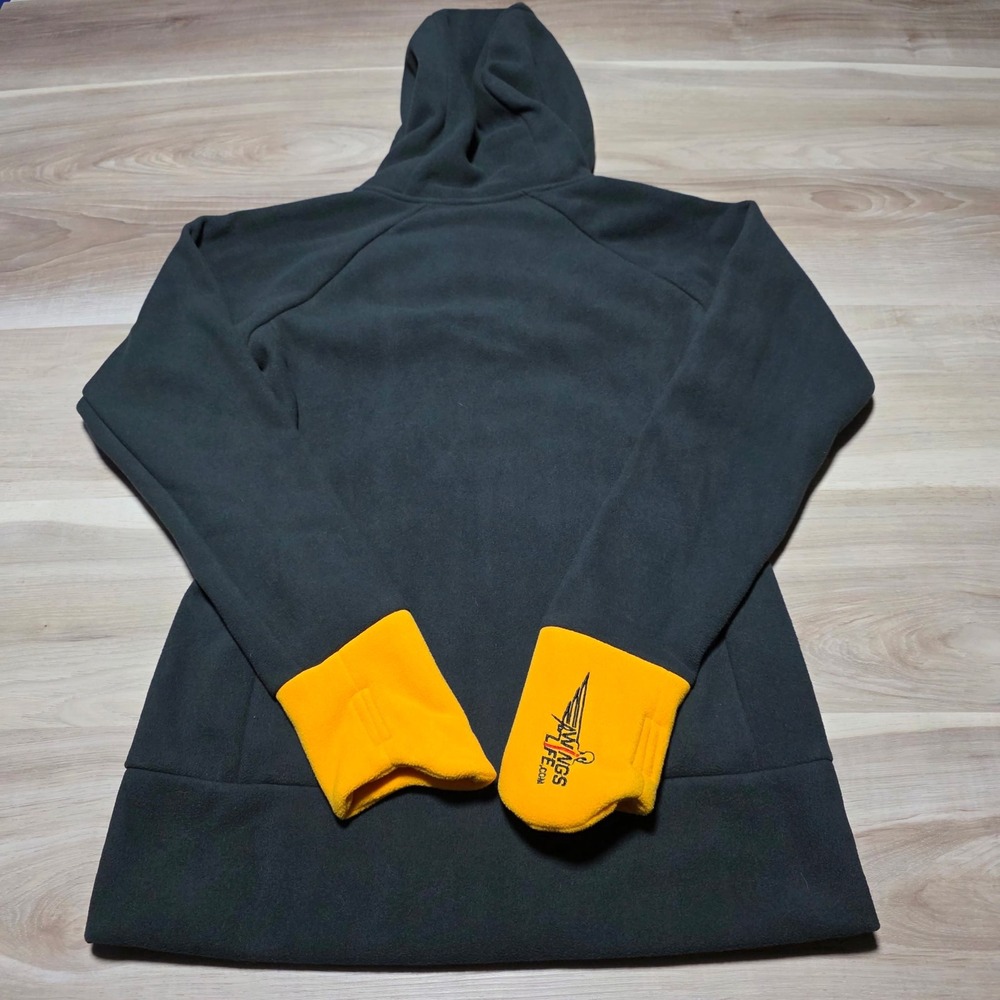 KINI Red Bull Fleece Hoodie M Black Yellow Full Zip KTM Racing Wings For Life - Picture 2 of 16